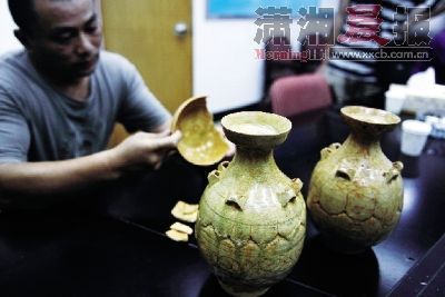 4件青瓷器重現(xiàn)瀏陽(yáng)南北朝風(fēng)情(圖)
