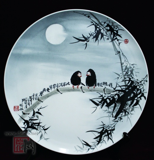 滿庭寒翠更無塵---黃聰敏:特立獨行的瓷畫藝術家