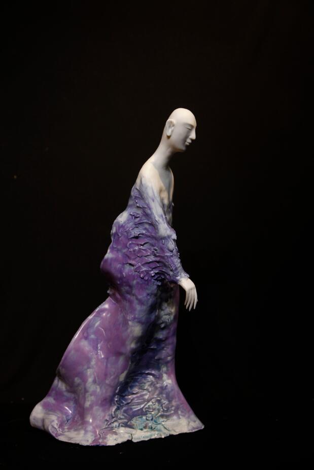 獨(dú)白——吳苗羽陶瓷藝術(shù)作品展在廣州白云機(jī)場(chǎng)開幕