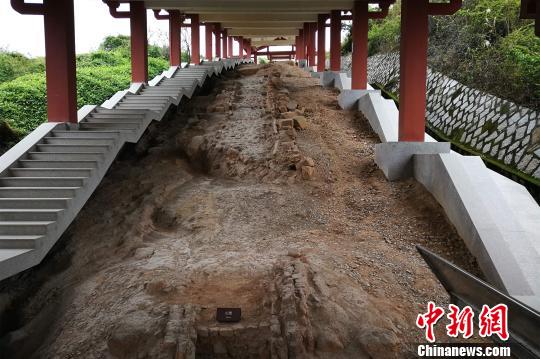 磁灶窯系金交椅山窯址2號(hào)窯址保存較為完整!O虹 攝